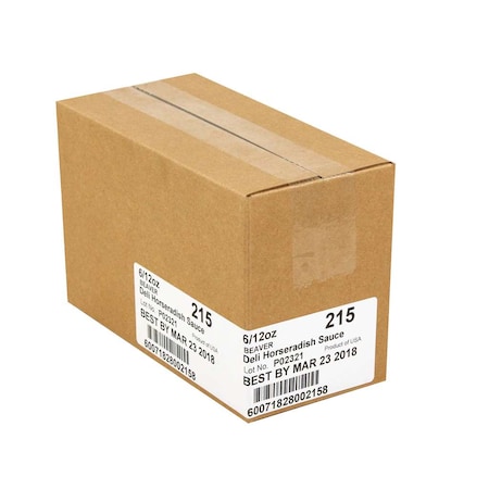 Beaver Beaver Deli Horseradish Mustard 12 oz. Bottle, PK6 215